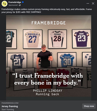 Forced to wrong size: 338x386, natural is 668x762! FrameBridge - Facebook Ad Jersey