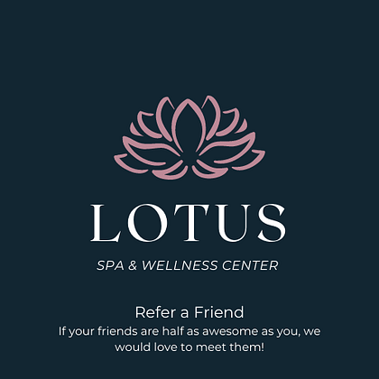 Spa Referral Card Front Spa Referral Card Front