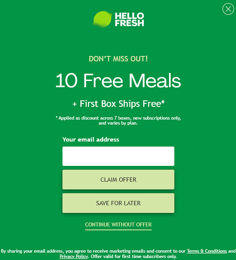Hello-Fresh-Free-10-Meals Hello Fresh Free 10 Meals Pop-Up