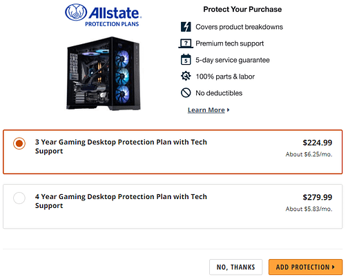 NewEgg-Maintenance-Plan-Order-Bump NewEgg Maintenance Plan Order Bump