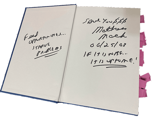 Mattress-Mack-Always-Think-Big-Signed (1) Mattress Mack Always Think Big Signed