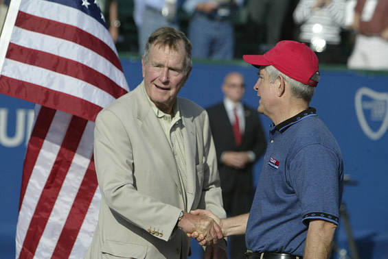 Mattress-Mack-Meets-Bush-at-Masters Mattress Mack Meets Bush at Masters