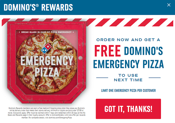 Dominos-Limited-Time-Offer-Upsell-Example Dominos LImited Time Offer Upsell Example