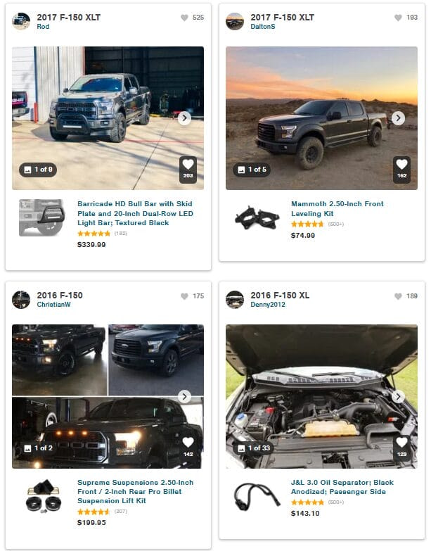 American Trucks Customer Success Gallery American Trucks Customer Success Gallery (Pictures of truck accessories installed)