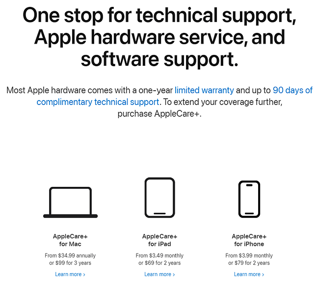 Apple-Care-Insurance-Warranty-Upsell-Example Apple Care Insurance / Warranty Upsell Example