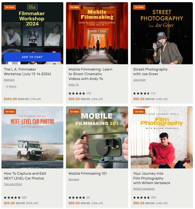 Moment-Courses-Educational-Roadmap Moment Course Offering for an Educational Roadmap