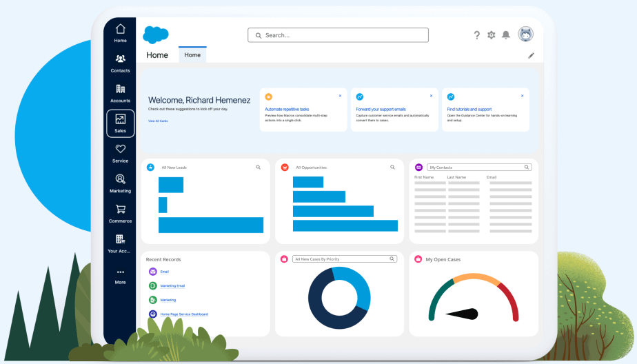 Salesforce-CRM Salesforce CRM Screenshot