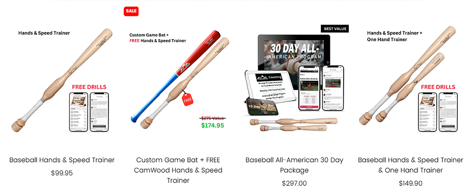 CamWood-Bat-Packages Camwood Bat Packages