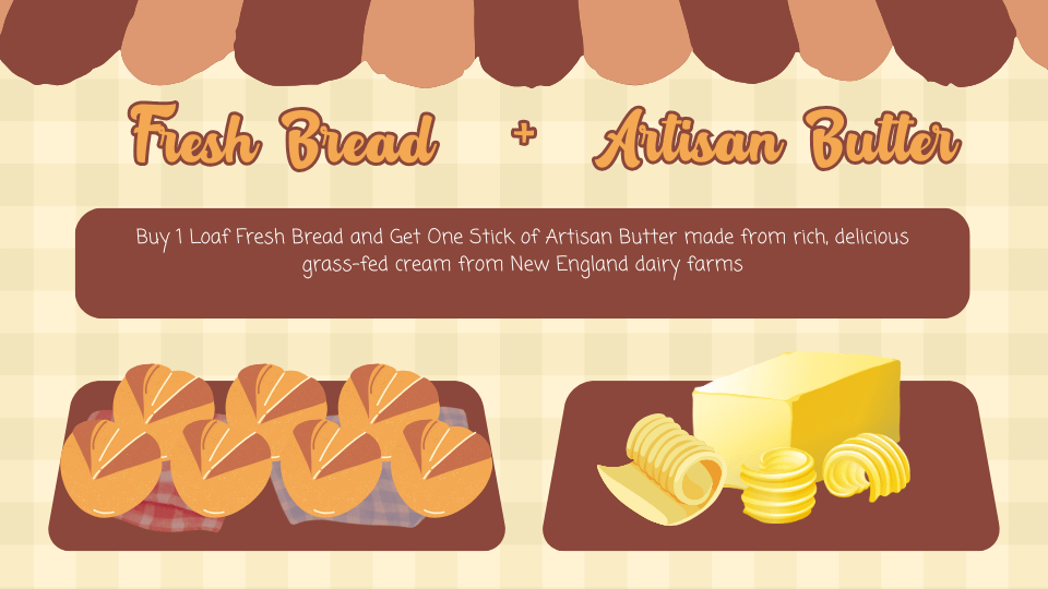 Retail-Display-Upsell Retail Display Upsell | 50% off butter with bread purchase